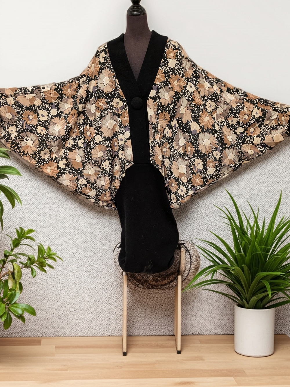 Vintage Ricky Smithline Bat Wing Dress